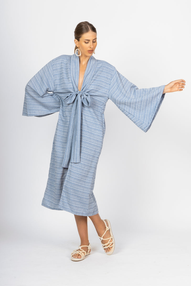 Kimono Chevron Chiara Sky